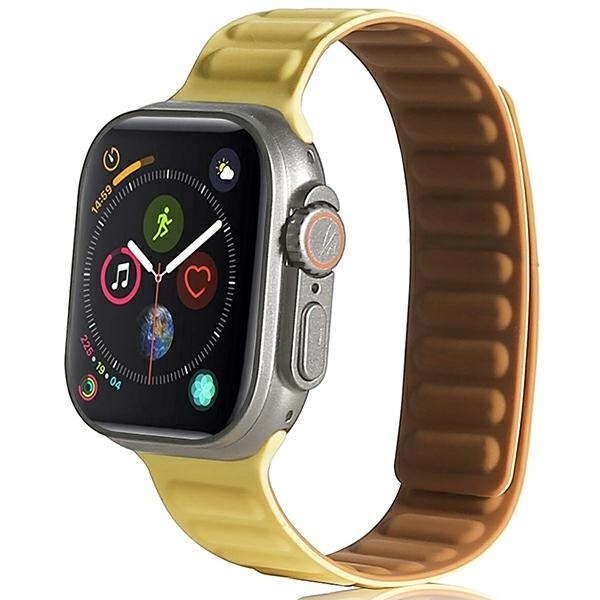 Beline Siksniņa Apple Watch Magnetic 38/40/41mm dzeltens
