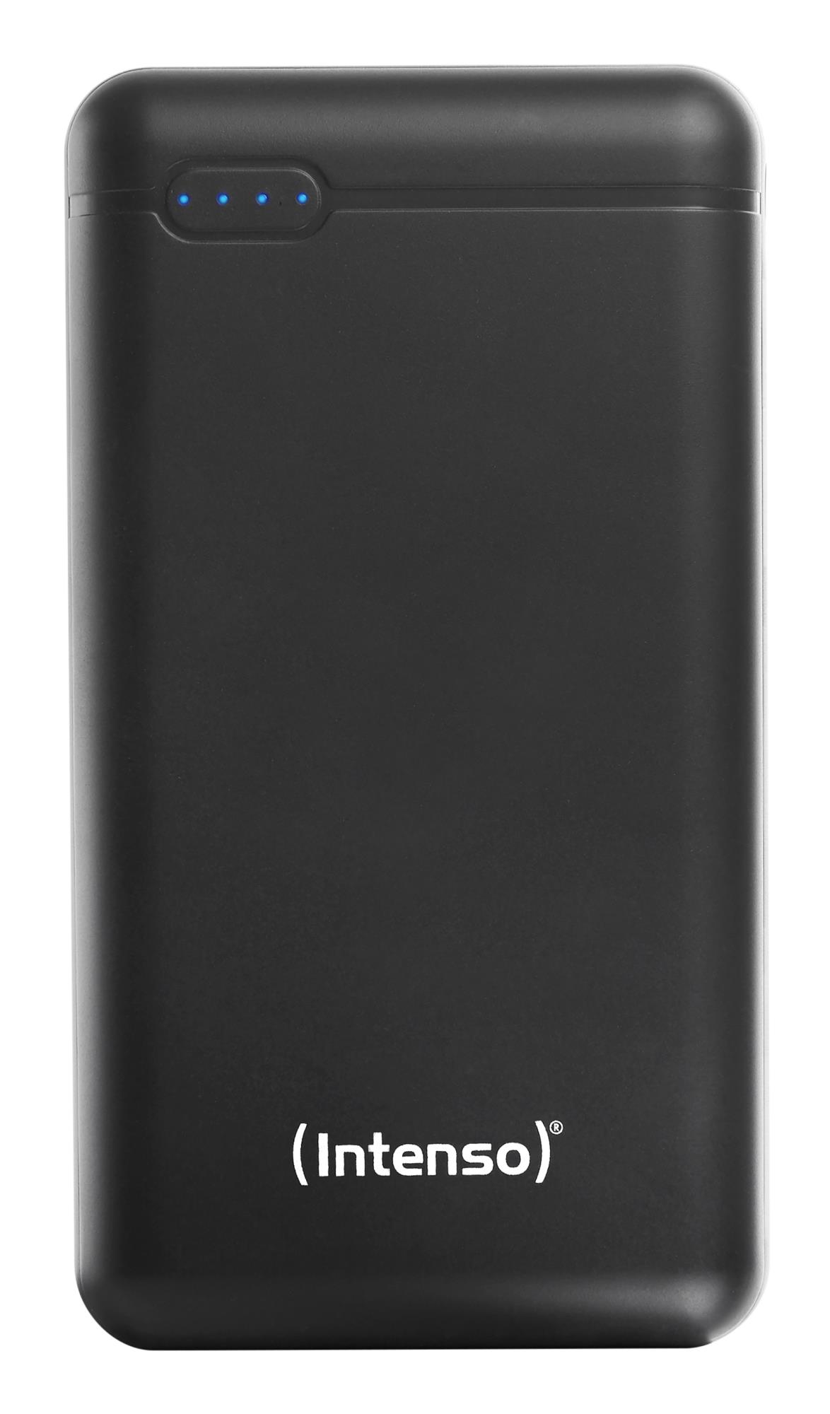 Intenso XS20000 portatīvais lādētājs 20000mAh, melns