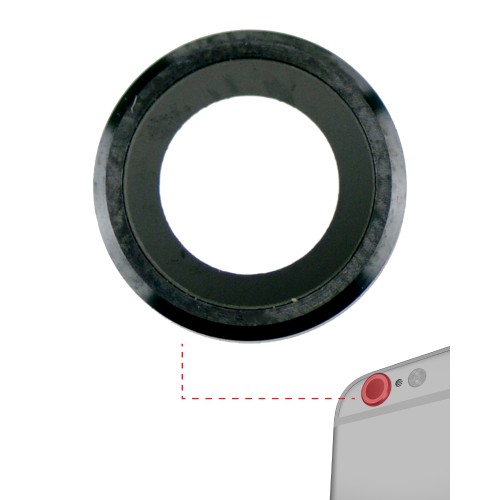 Rear Camera Lens Saderīgs ar Apple iPhone 6 / 6S Rear Camera Lens Melns