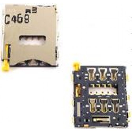 SIM Card Socket / Contacts Saderīgs ar Sony Xperia Z5 Compact E5803 Original