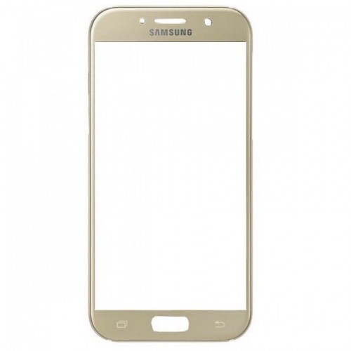 Outer Screen Glass Saderīgs ar Samsung A320 A3 2017 Zeltains HQ