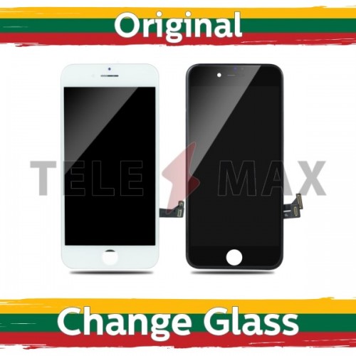 LCD Displejs Saderīgs ar iPhone 7 Balts (Telemax Renewed)
