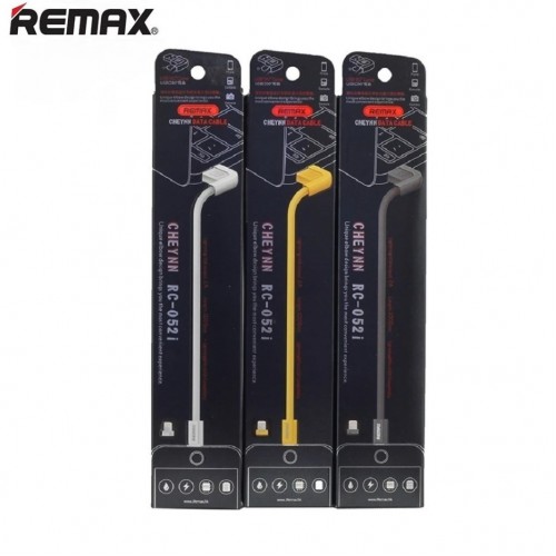 USB Kabelis Remax "Cheynn" RC-052i Sudrabs "Lightning" 100cm