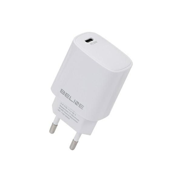 Beline Tīkla lādētājs 1x USB-C 20W balta (tikai galviņa) PD 3.0 BLNCW20