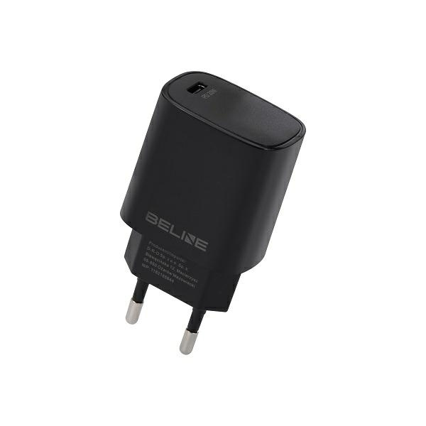 Beline Tīkla lādētājs 1x USB-C 20W melna (tikai galviņa) PD 3.0 BLNCB20