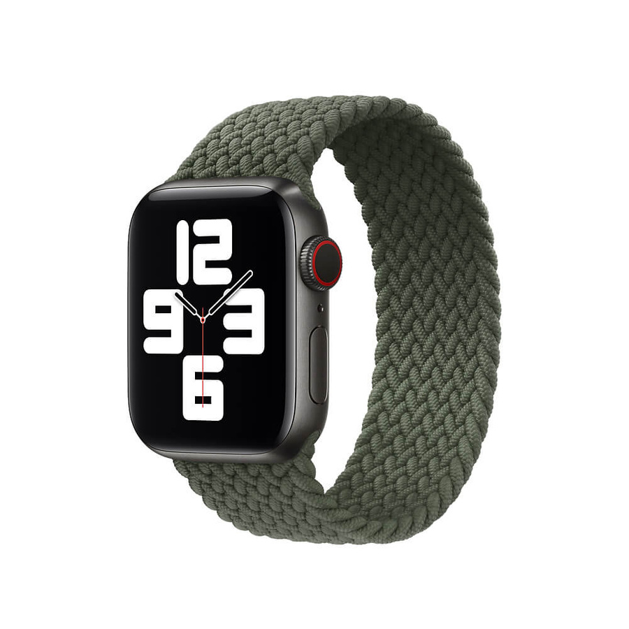 APPLE SIKSNIŅA APPLE WATCH 3J076ZM/A PĪTS SOLO SIKSNIŅA 44MM SIZE 10 INVERNESS ZAĻŠ ORIĢINĀLĀ PLOMBA
