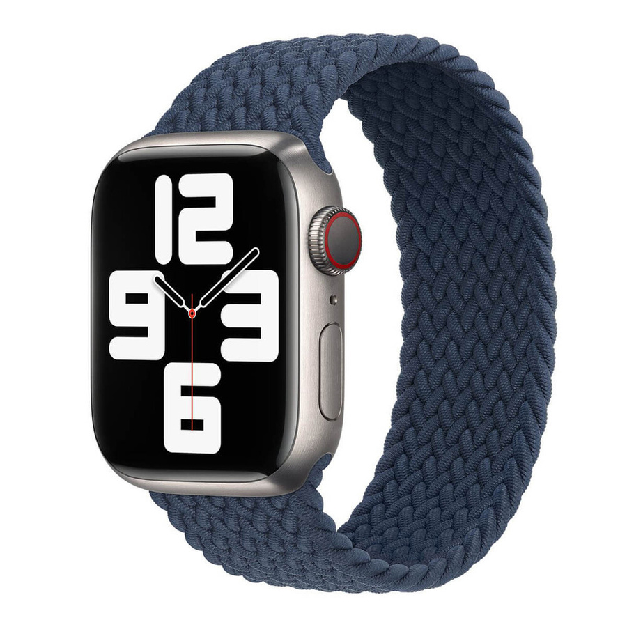 APPLE SIKSNIŅA APPLE WATCH 3K499ZM/A PĪTS SOLO SIKSNIŅA 41MM SIZE 9 DZIĻŪDENS ZILS ORIĢINĀLĀ PLOMBA