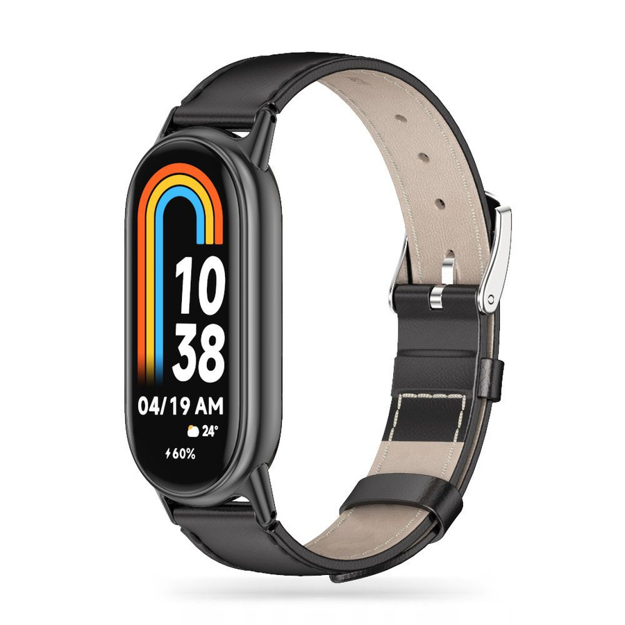 TECH-PROTECT LEATHERFIT XIAOMI SMART BAND 8 / 9 / NFC MELNS