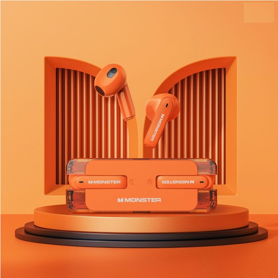 MONSTER XKT08 TWS Bezvadu austiņas oranžs