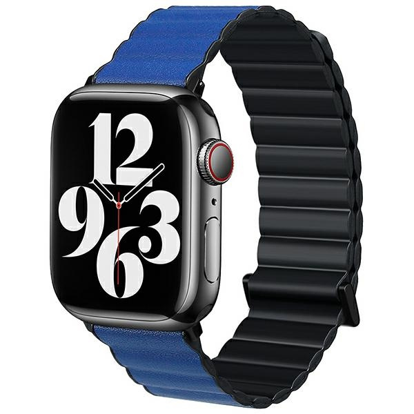 Beline Siksniņa Apple Watch Magnetic Pro 42/44/45/49mm melns/zils