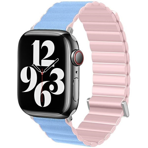 Beline Siksniņa Apple Watch Magnetic Pro 42/44/45/49mm rozā/sierra