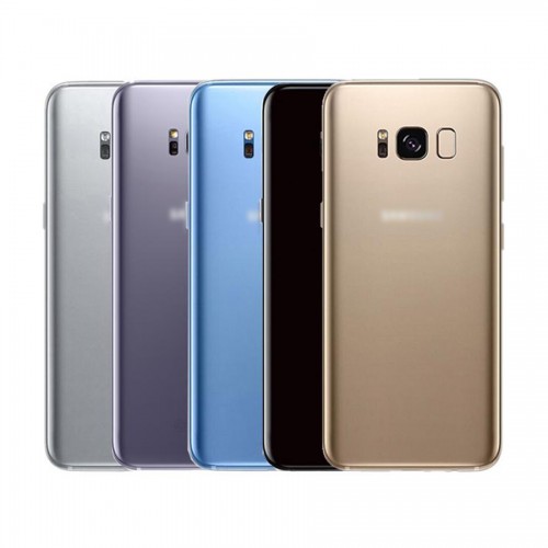 Aizmugurējais vāciņš Saderīgs ar Samsung G950 S8 Sudrabs (ar camera lens) HQ