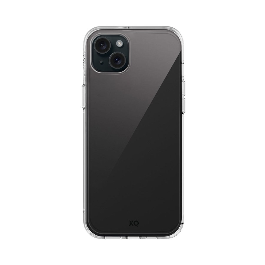 XQISIT NP ANTISHOCK MACIŅŠ ANTI BAC, RECYCLED PRIEKŠ IPHONE 15 PLUS CAURSPĪDĪGS