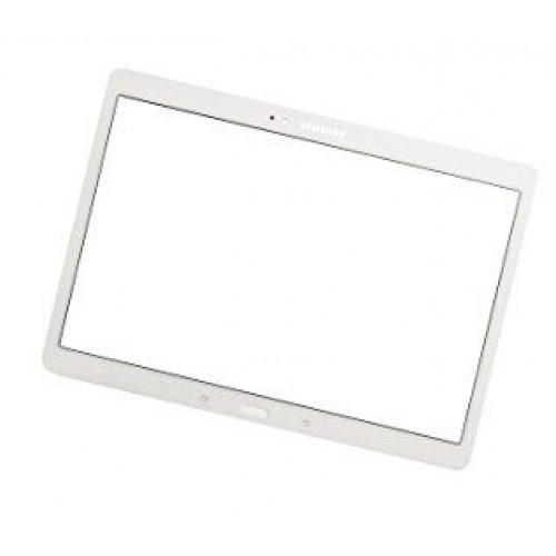 Outer Screen Glass Saderīgs ar Samsung T805 / T800 Tab S 10.5'' Balts HQ