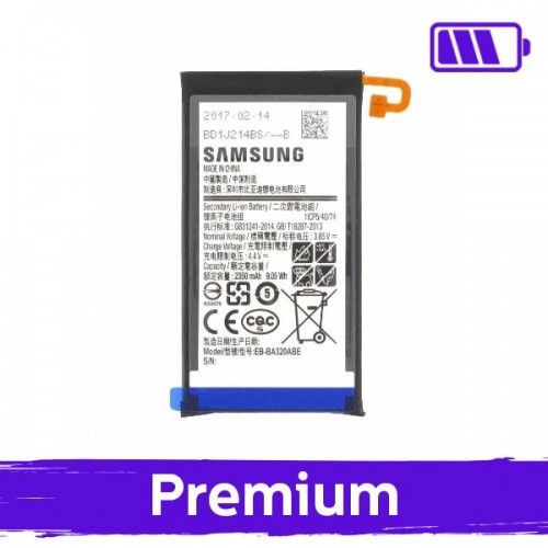 Baterija Saderīgs ar Samsung A320 2017 A3 EB-BA320ABE (OEM)