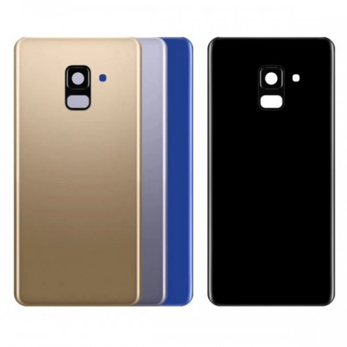 Aizmugurējais vāciņš Saderīgs ar Samsung A530 2018 A8 Melns (ar camera lens) HQ