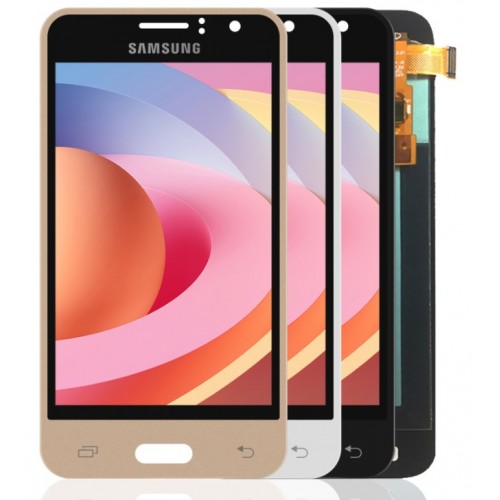 LCD Displejs Saderīgs ar Samsung J120 2016 J1 Melns HQ