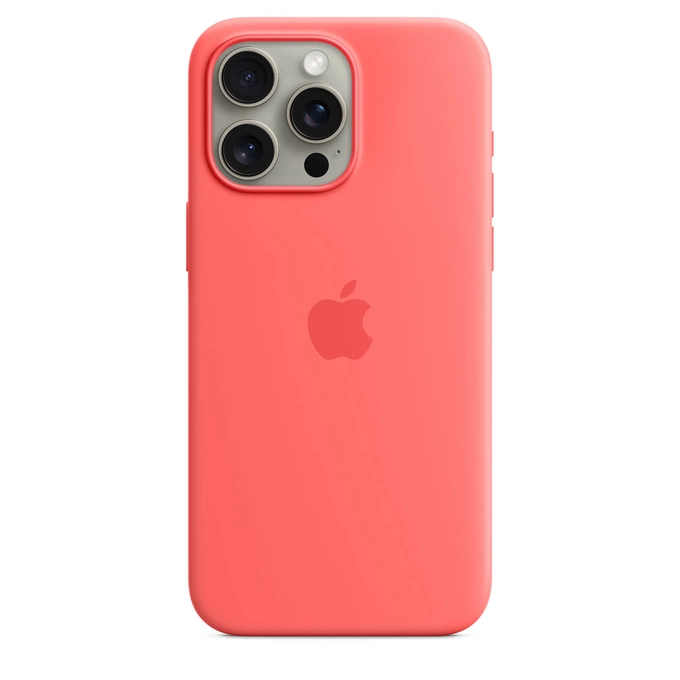 APPLE SILIKONA MACIŅŠ MT1V3ZM/A IPHONE 15 PRO MAX GUAVA BEZ IEPAKOJUMA