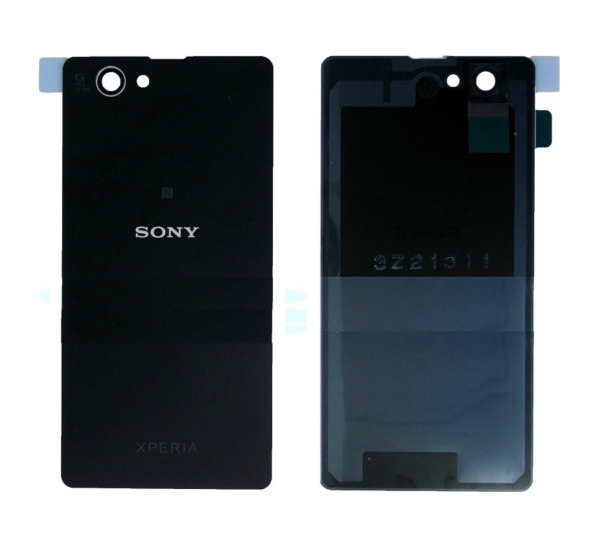 Aizmugurējais vāciņš priekš Sony D5503 Z1 Compact melns HQ