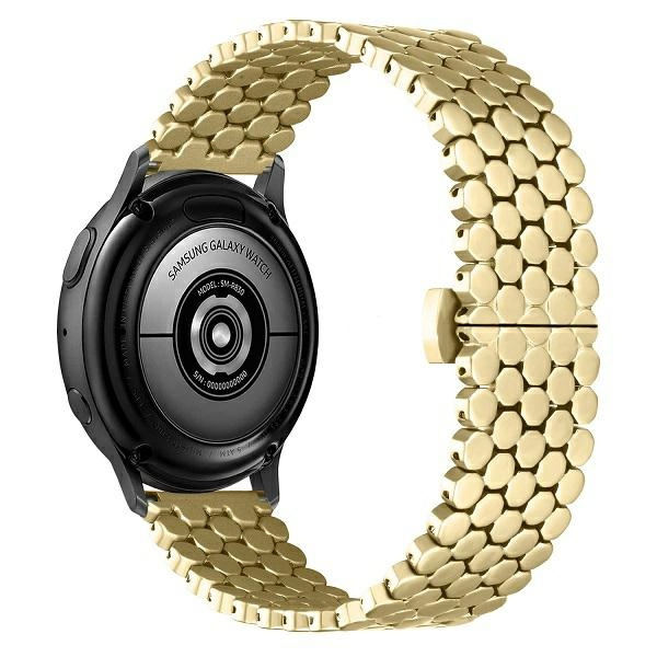 Beline siksniņa Watch 20mm Metal Honeycomb zelta box