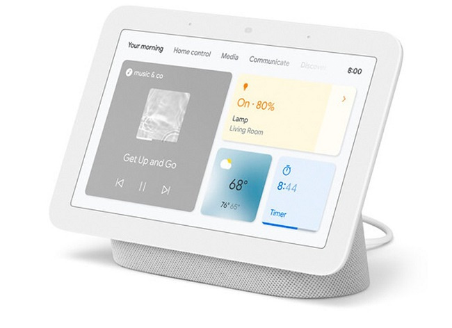 Google Nest Hub 2 smart speaker, white (DEMO)