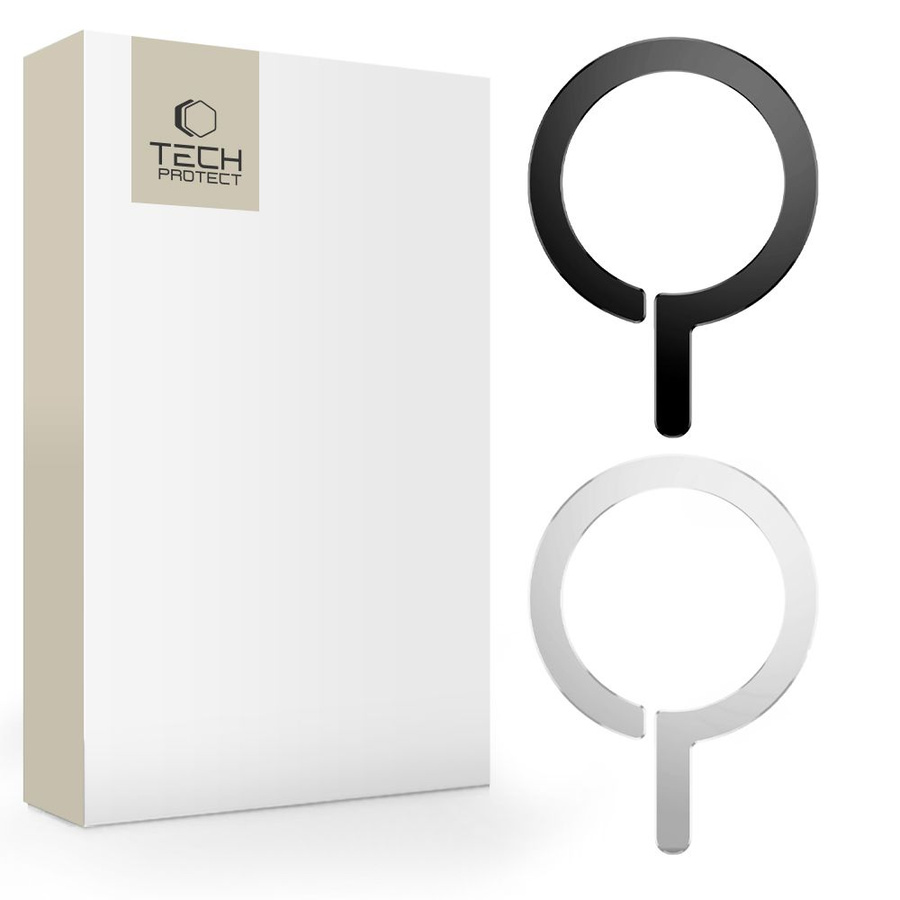 TECH-PROTECT METALRING MAGSAFE UNIVERSAL MAGNETIC RING 2-PACK MELNS & SUDRABA