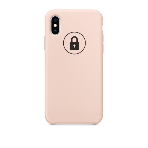 Phone Maciņš "Silicone Maciņš" priekš iPhone X (XS) / Rozā Sand / in package