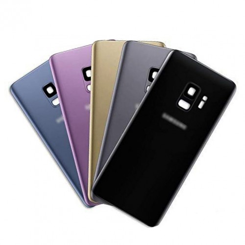 Aizmugurējais vāciņš Saderīgs ar Samsung G965 S9+ Sunrise Zeltains (ar camera lens)