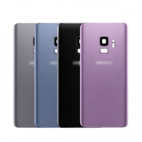 Aizmugurējais vāciņš Saderīgs ar Samsung G960 S9 Zils (ar camera lens) HQ