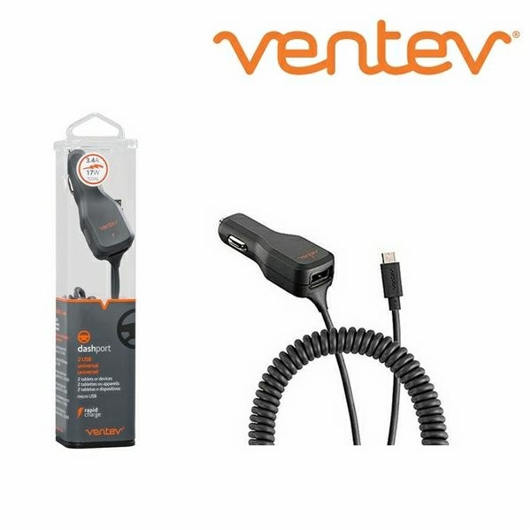 Auto lādētājs Ventev microUSB 3.4A r2340c 29430