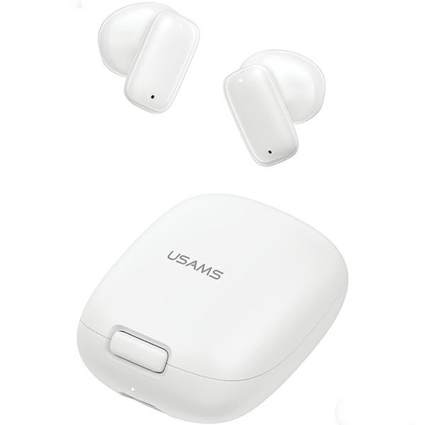 USAMS Austiņas Bluetooth 5.3 TWS ID Series bezvadu balts BHUID02 (ID25)