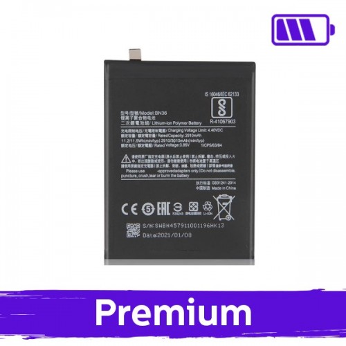 Baterija Saderīgs ar Xiaomi Mi A2 BN36 (OEM)