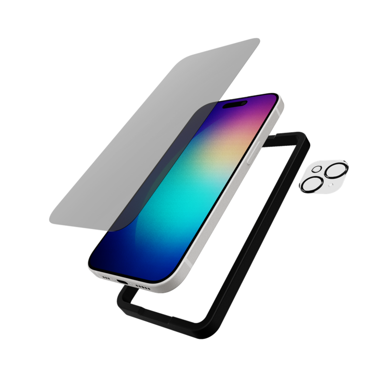 Tech21 Impact Glass/Camera w/Privacy BDL for iPhone 15 Plus (2023)
