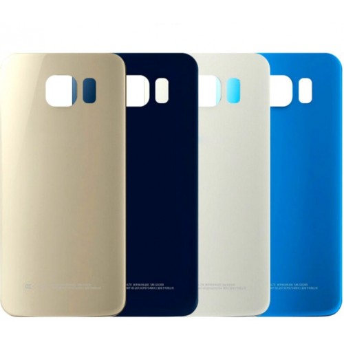 Aizmugurējais vāciņš Saderīgs ar Samsung G920F S6 Gaiši zils (Sky Zils) Ar original sticker (Original colour) HQ