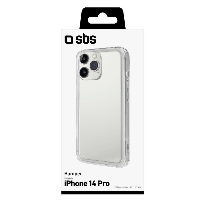 SBS Bamperis tikai malām, caurspīdīgs, priekš iPhone 14 Pro