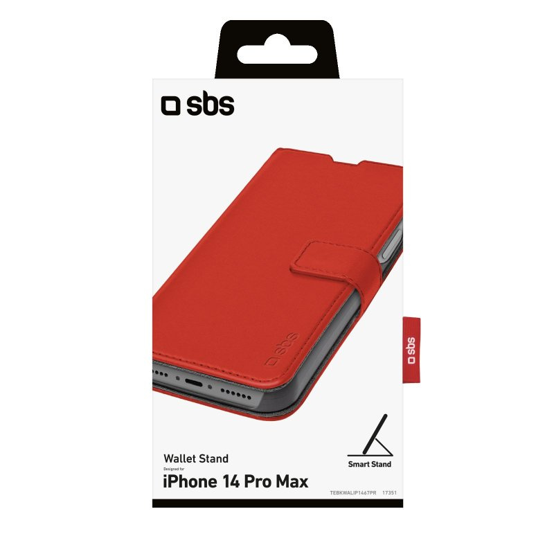 SBS Maka tipa maciņš grāmatiņas tipa dizains, priekš iPhone 14 Pro Max