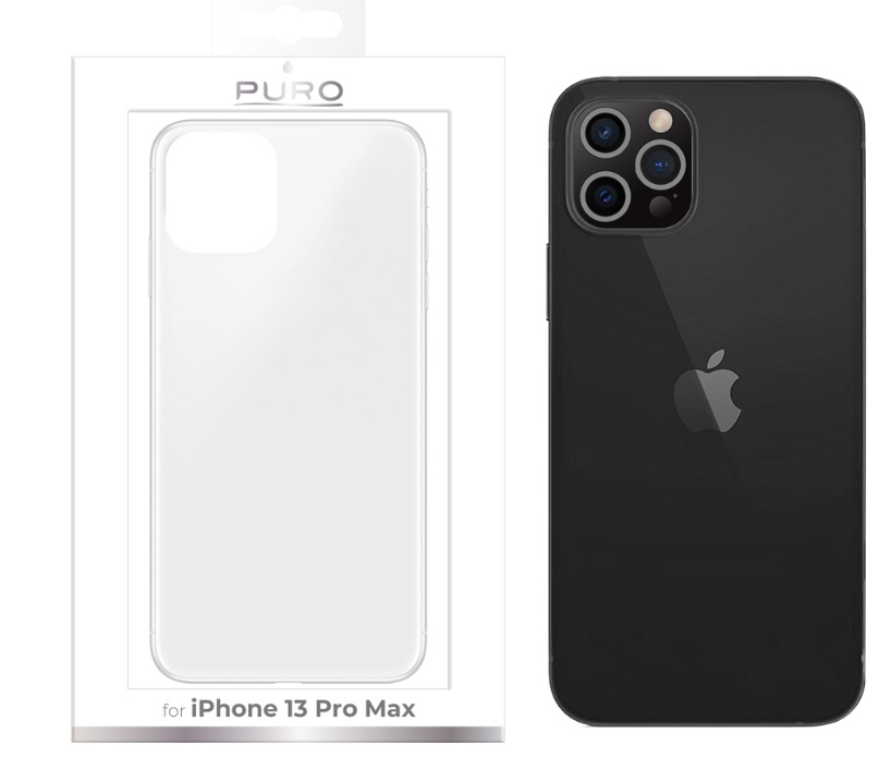 Pure 0.3 Nude maciņš priekš iPhone 13 Pro Max, caurspīdīgs