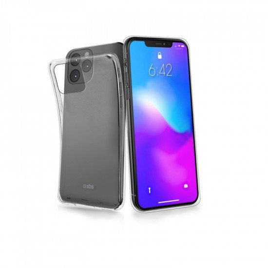 SBS Skinny Silicone Maciņš iPhone 11 Pro Max Caurspīdīgs