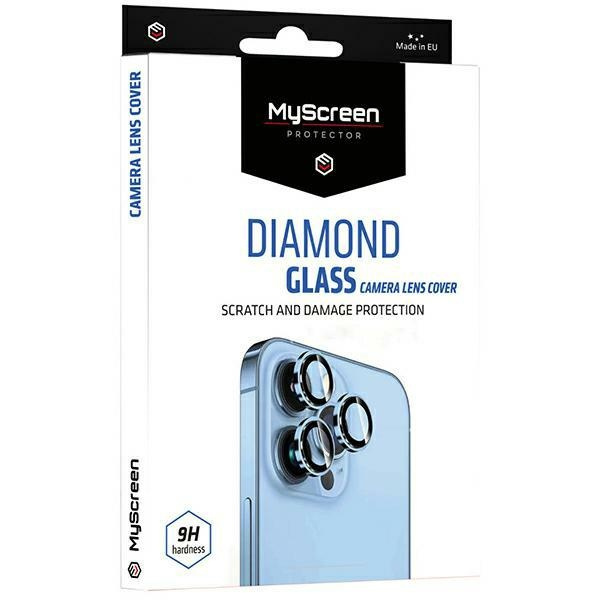 MS Diamond Glass Camera Lens Cover iPhone 15 Pro 6.1"/15 Pro Max 6.7" melns Kameras objektīva aizsardzība