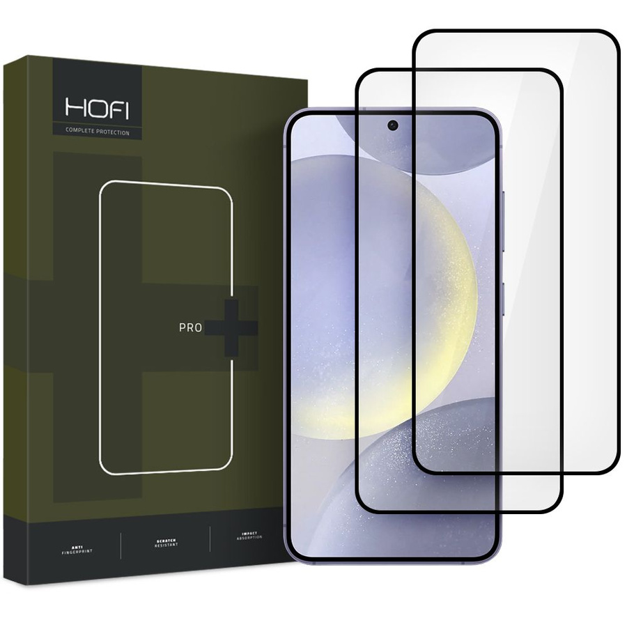 Rūdīts stikls HOFI GLASS PRO+ 2-PACK GALAXY S25 melns