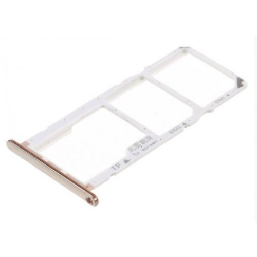 SIM Holder Saderīgs ar Huawei Y6 2019 SIM card holder Brūns