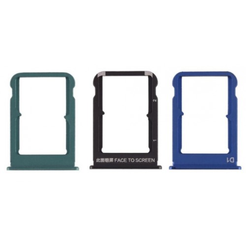 SIM Holder Saderīgs ar Xiaomi Mi Mix 3 SIM card holder Melns