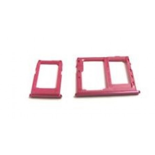 SIM Holder Saderīgs ar Samsung J610 J6+ 2018 SIM card holder Sarkans