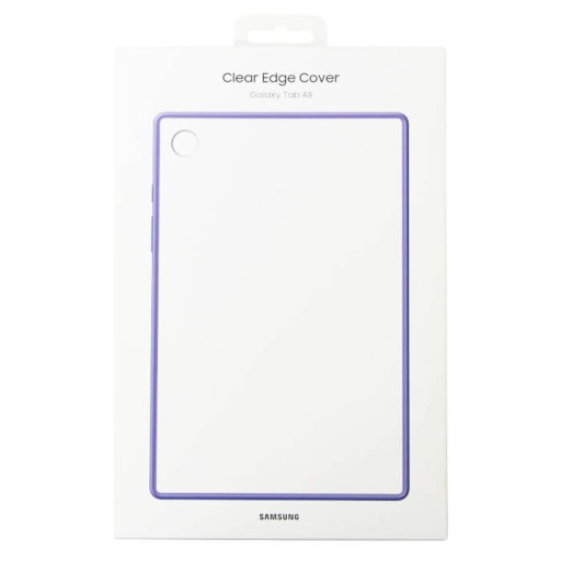 Maciņš SAMSUNG caurspīdīgs maciņš ar malām priekš Galaxy Tab A8 violets EF-QX200TVEGWW Bojāts iepakojums
