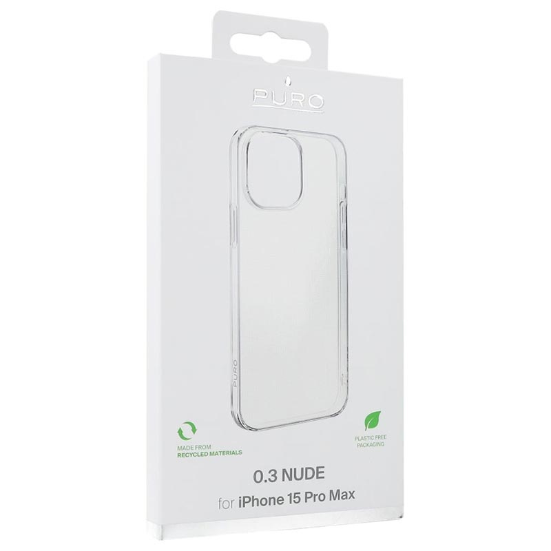 Puro īpaši plāns maciņš priekš iPhone 15 Pro Max caurspīdīgs