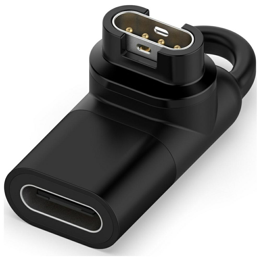 Adapteris USB-C Beline pulksteņu uzlādēšanai Garmin melns