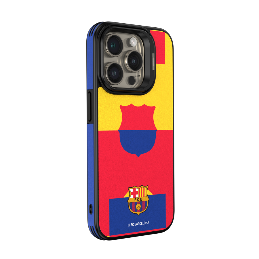 FC Barcelona Case iPhone 15 Pro Magnētiskais maciņš MagSafe OCFCBMCIP15PMF MF