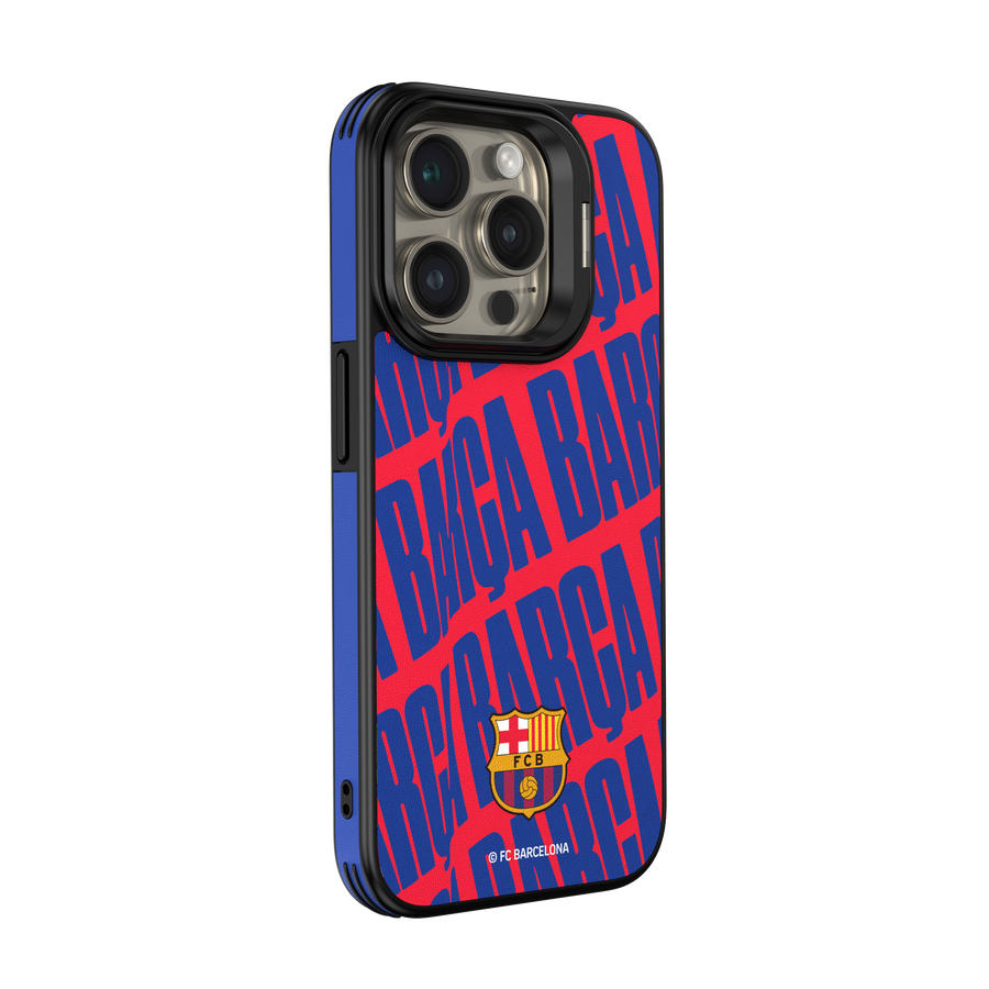 FC Barcelona case iPhone 15 Pro Magnētiskais maciņš MagSafe OCFCBMCIP15PBC BC