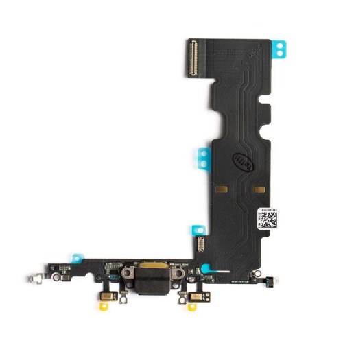 Charging Port Saderīgs ar Apple iPhone 8 Plus 5.5'' ar Flex / Melns / OEM