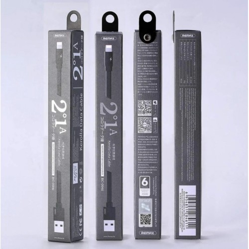 USB Kabelis Remax "Kerolla" RC-094i Balts "Lightning" 100cm